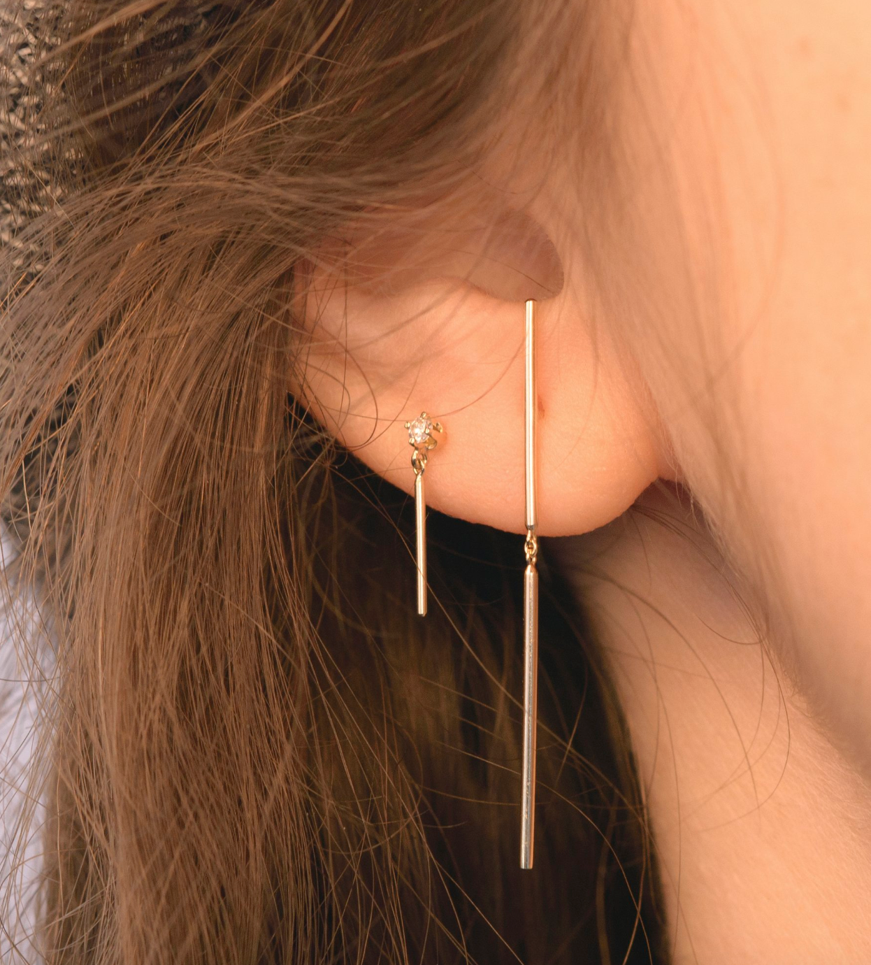 Diamond Wisp Earring