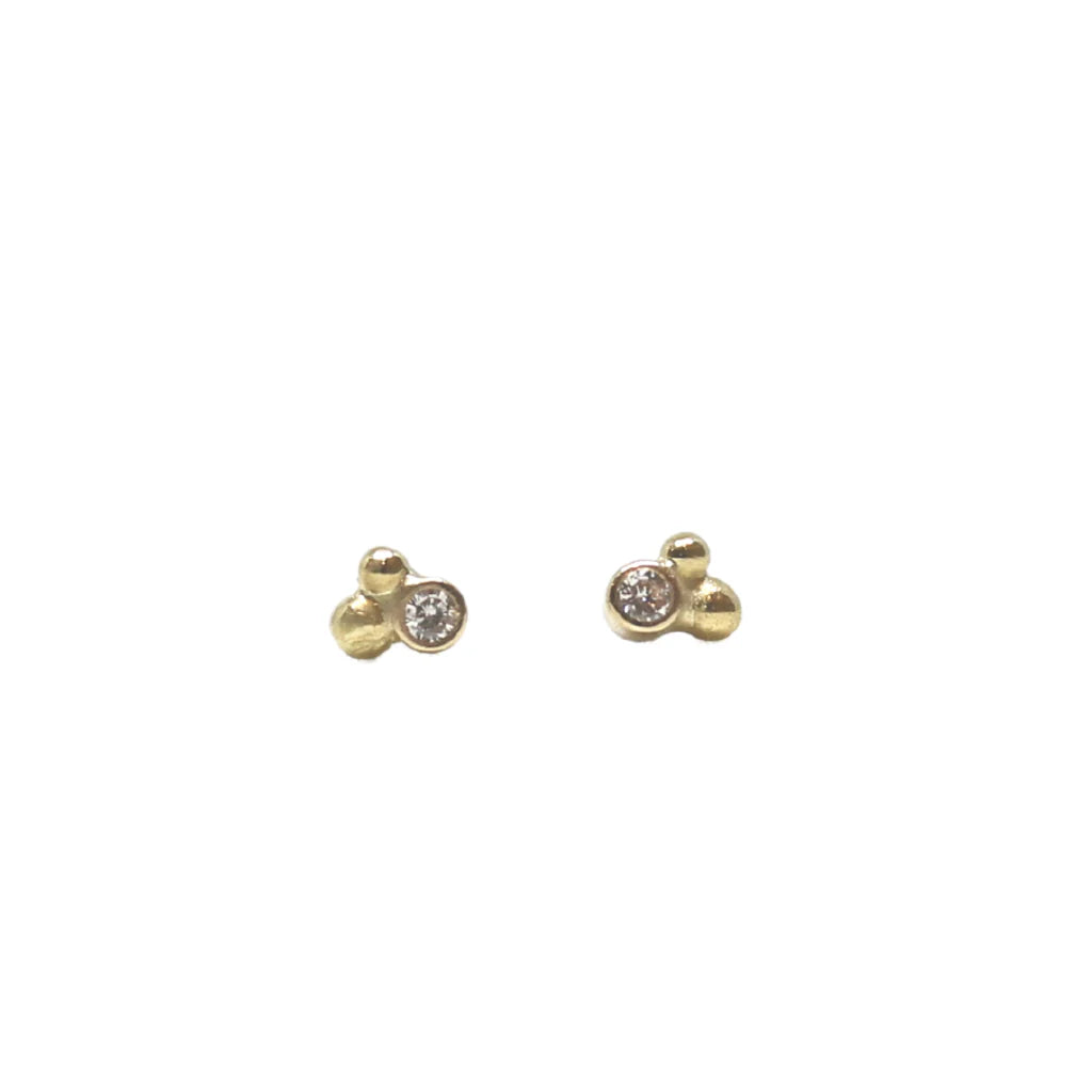 Small Bramble Stud Earrings