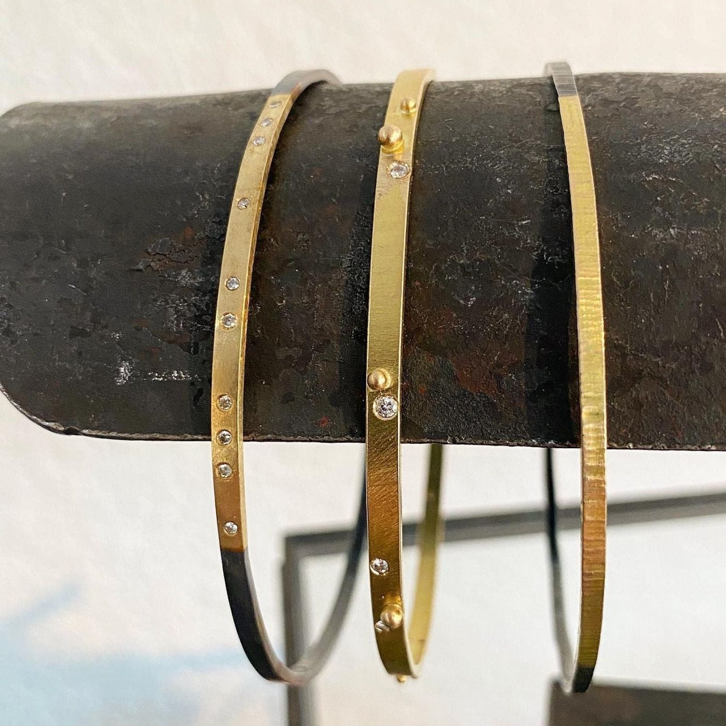 Diamond Dot Bangle
