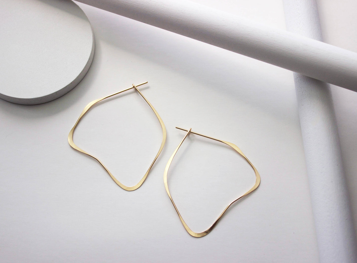 L.Greenwalt Jewelry - Organic Earrings: Sterling Silver