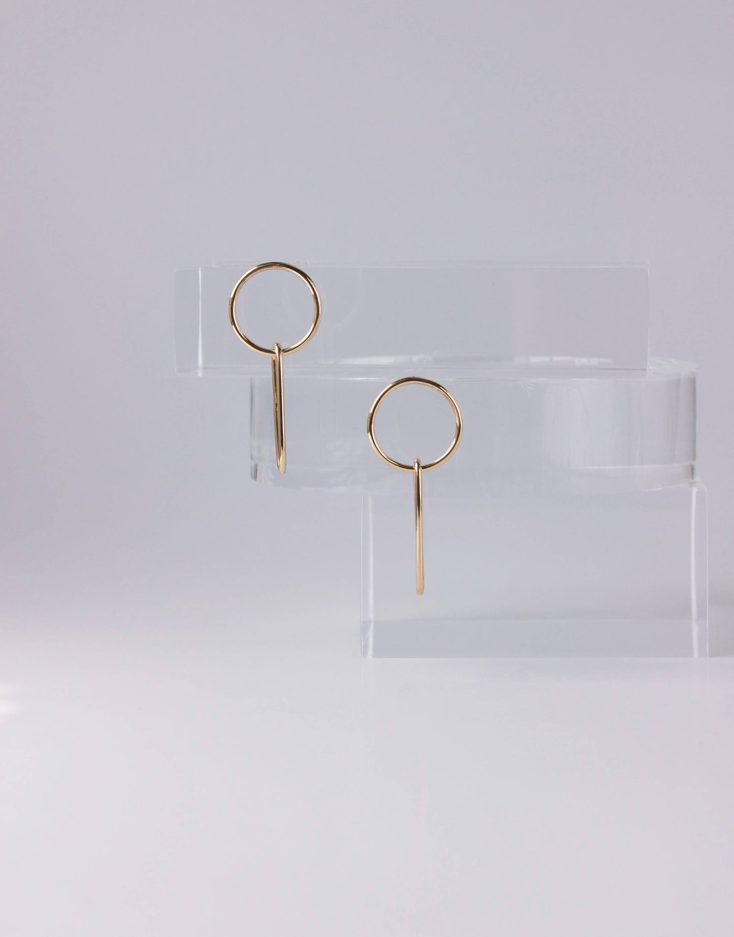Circle Link Earrings