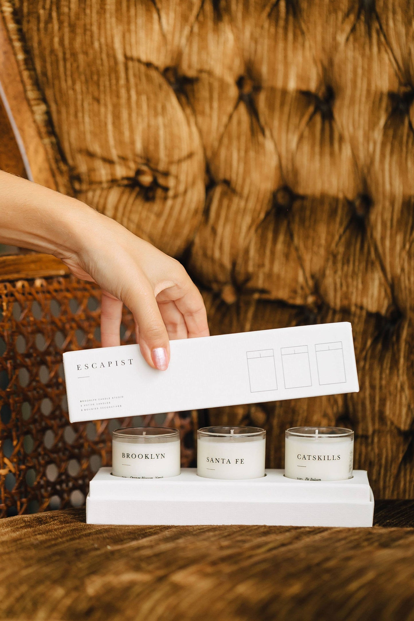 Votive Gift Set - Smoke + Woods