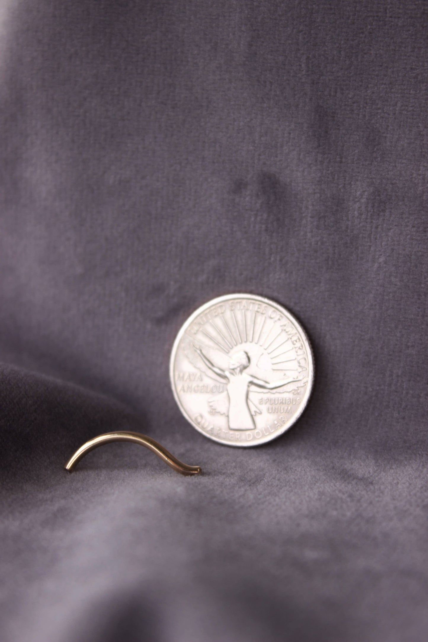 L.Greenwalt Jewelry - Curve Stud Earrings: 14K Gold Fill