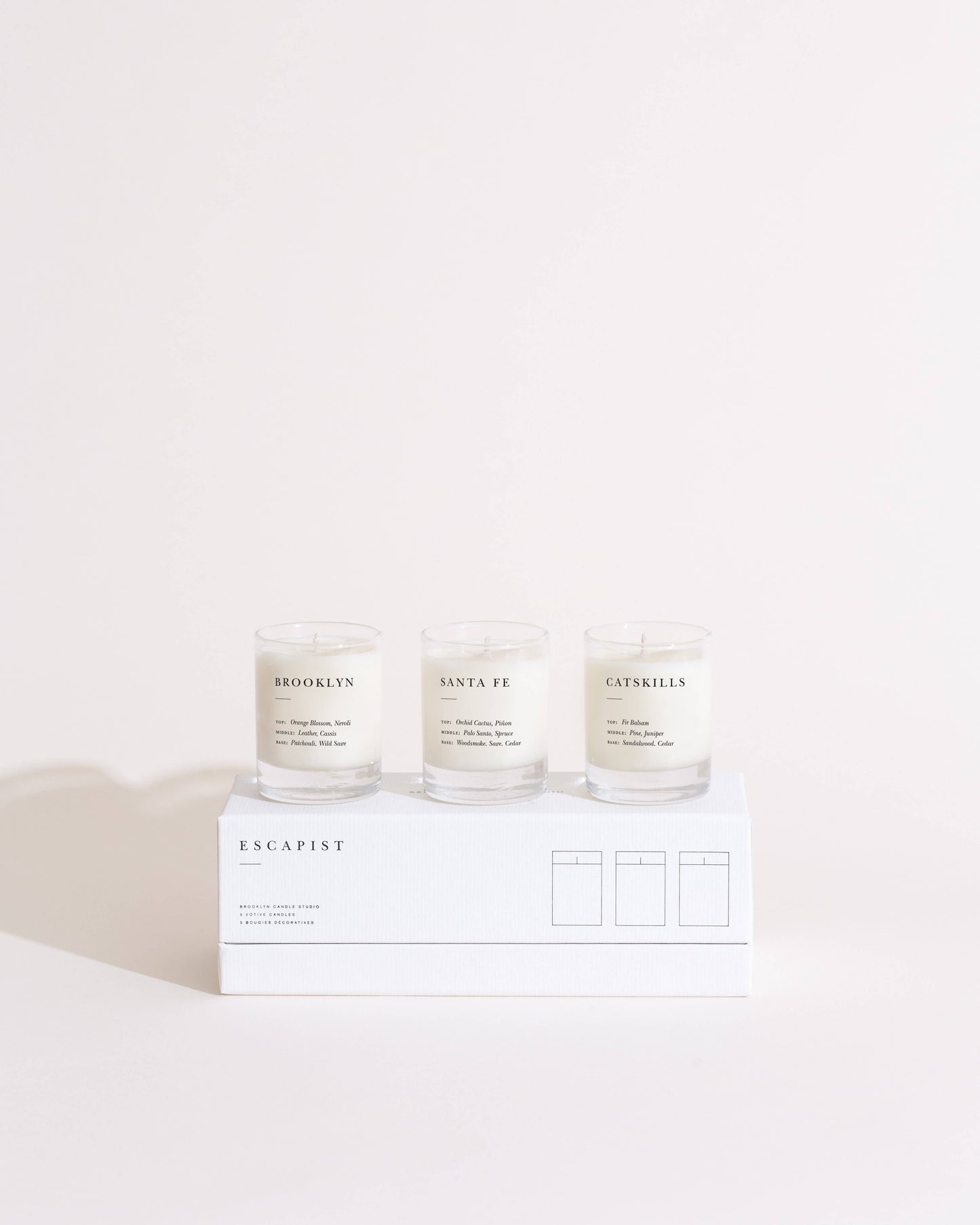 Votive Gift Set - Smoke + Woods