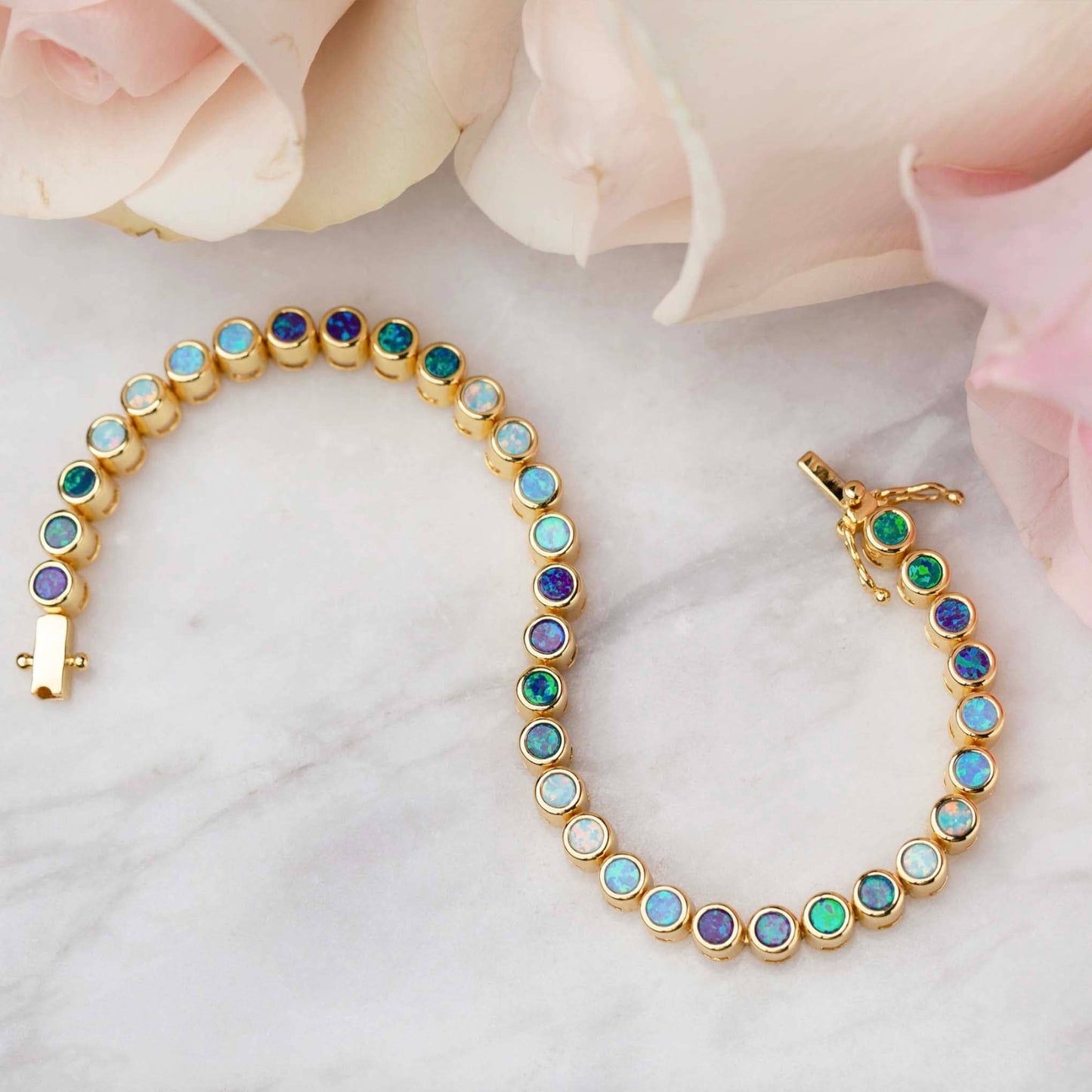 La Kaiser - Opal Ombre Tennis Bracelet