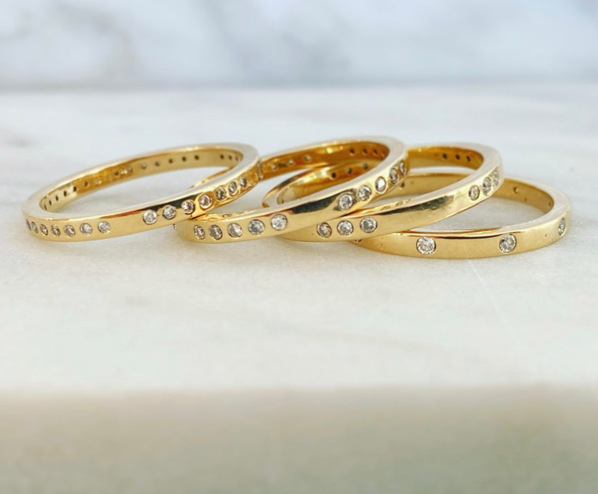 7 Infinity Diamond Ring - Size 7