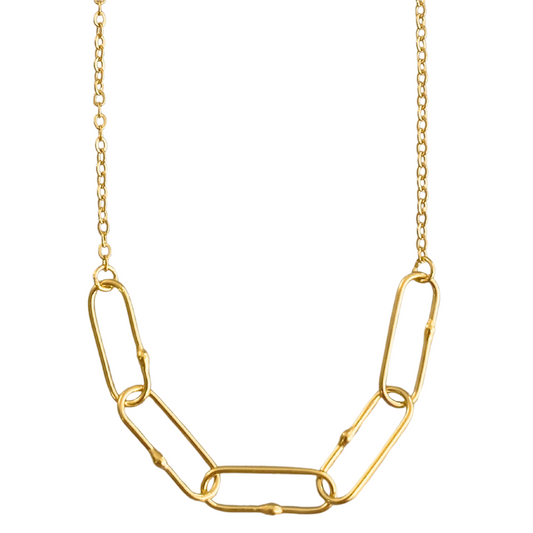 Dotted Link Chain - 14k Vermeil