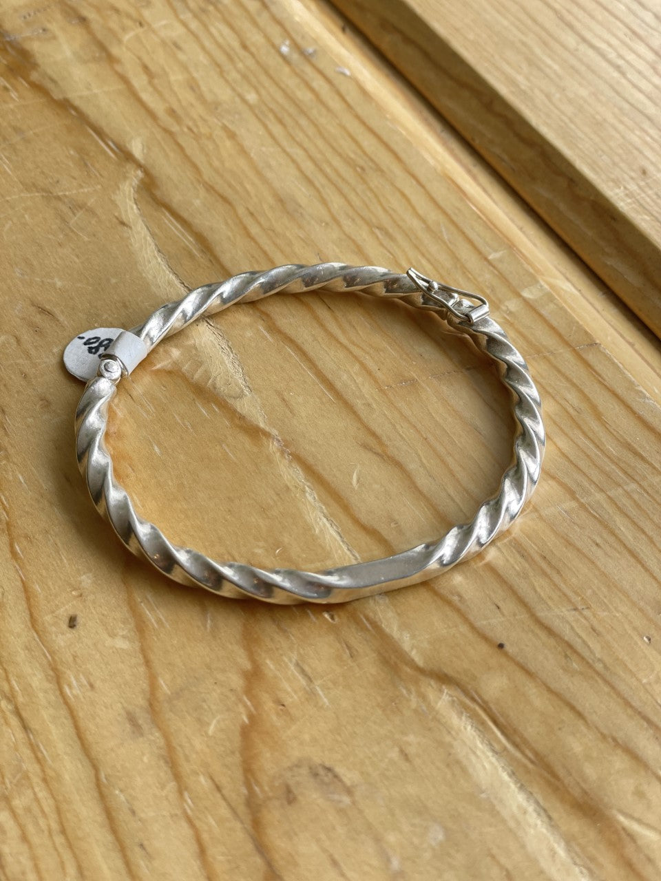 Twisted Bracelet with Latch