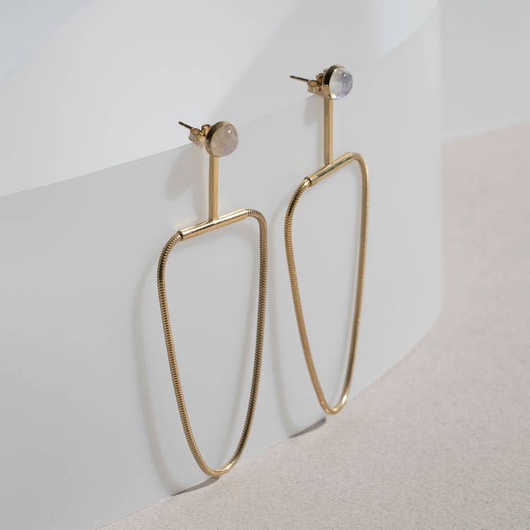 Lindsay Lewis - Arlo Earring - Moonstone