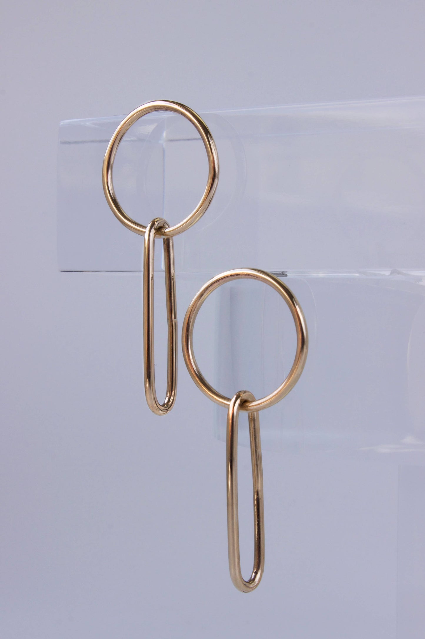 Circle Link Earrings