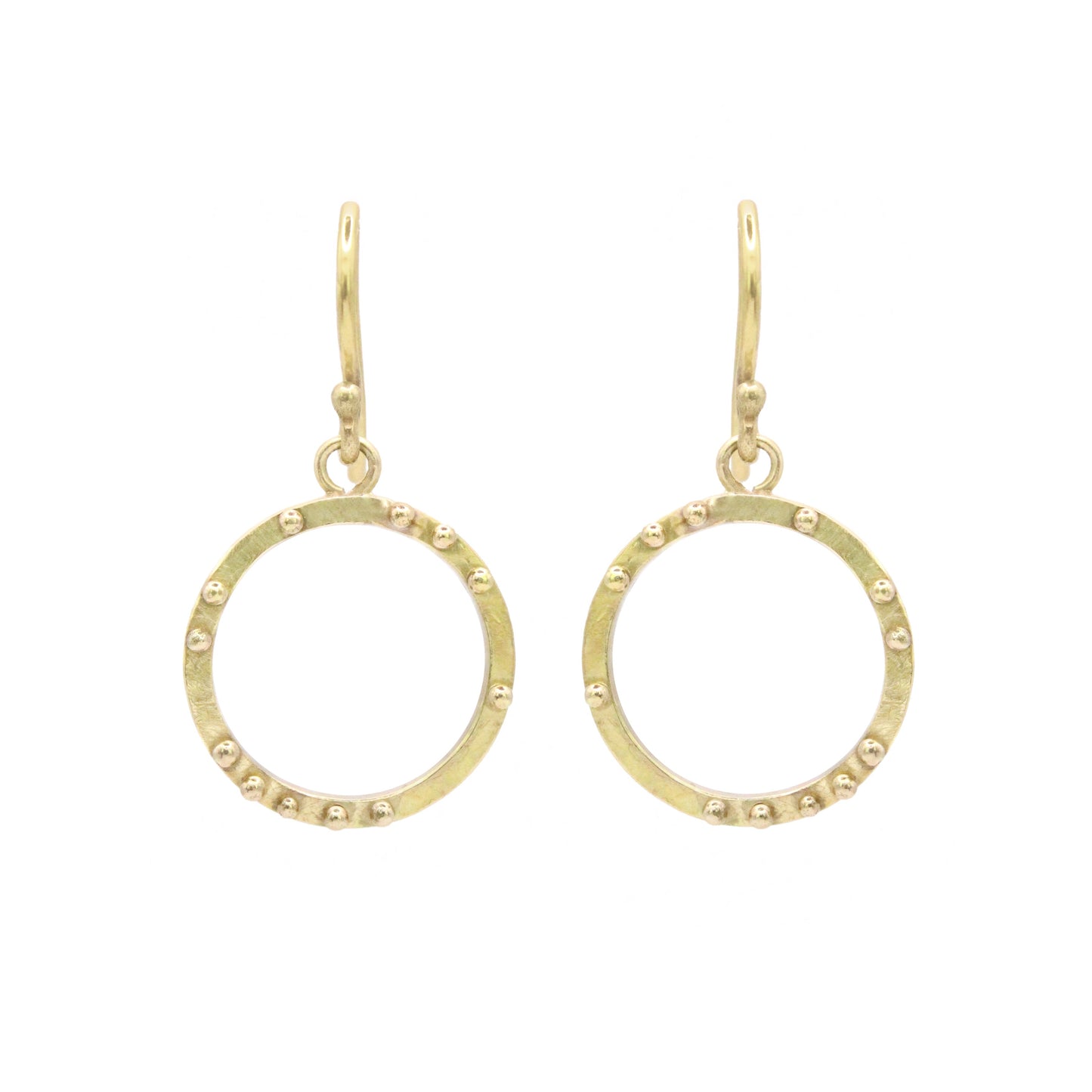 Scattered Dot Dangles - Gold