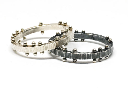 Scattered Dot Stacking Ring
