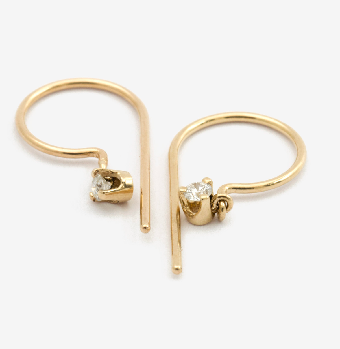 Diamond Loopdie Earring