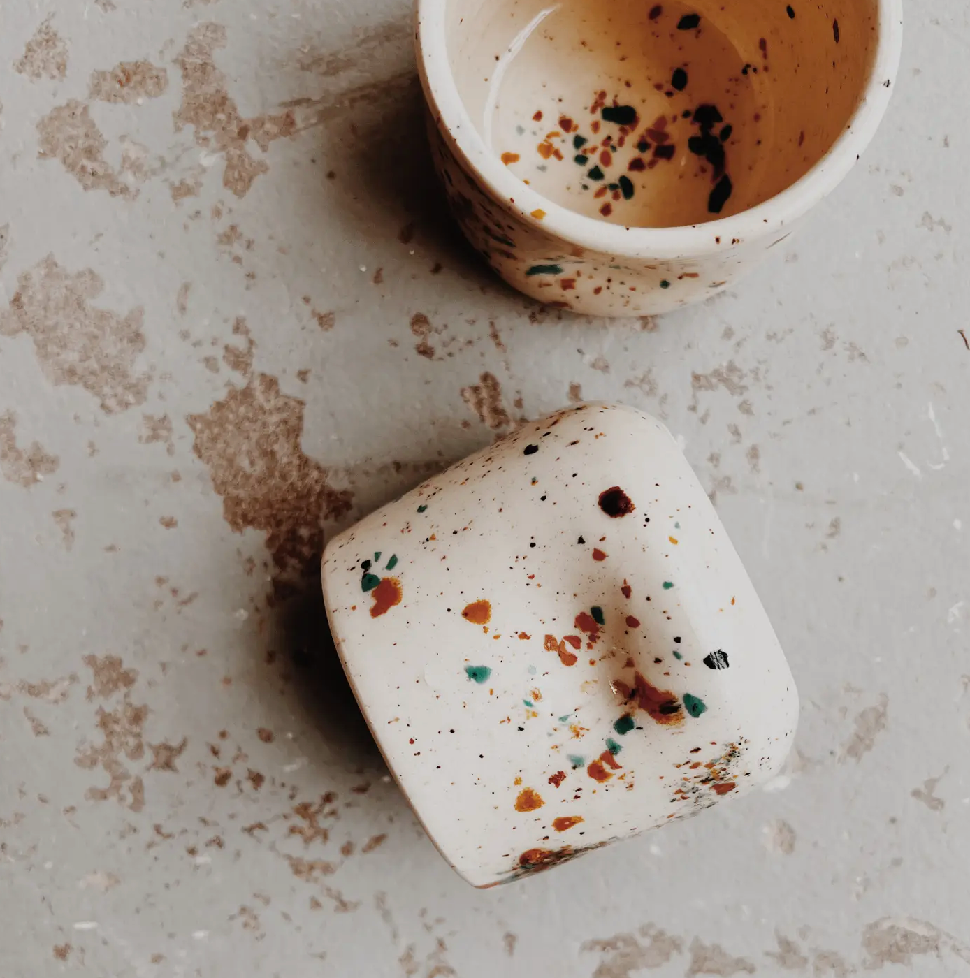 Confetti Thumbprint Tumbler