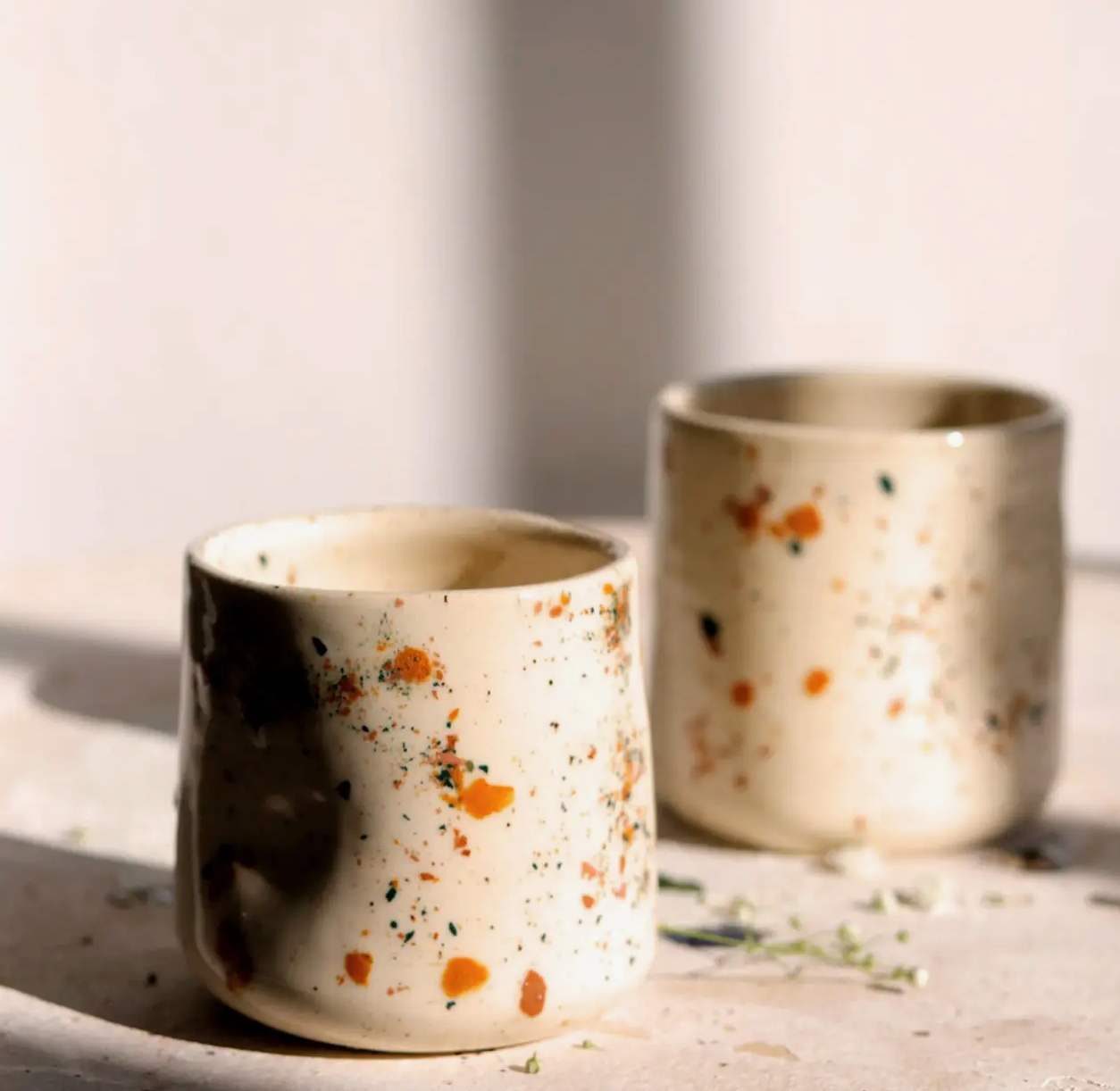 Confetti Thumbprint Tumbler