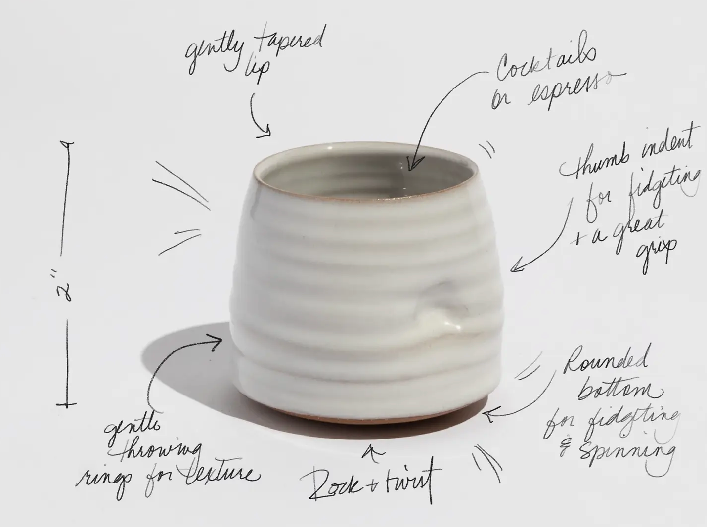 Tipsy Tumbler - Grey