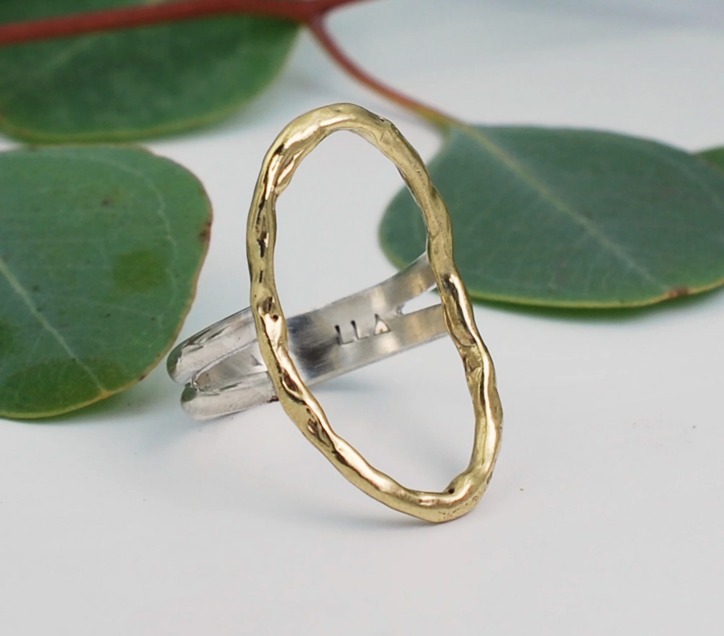 Organic Donut Statement Ring