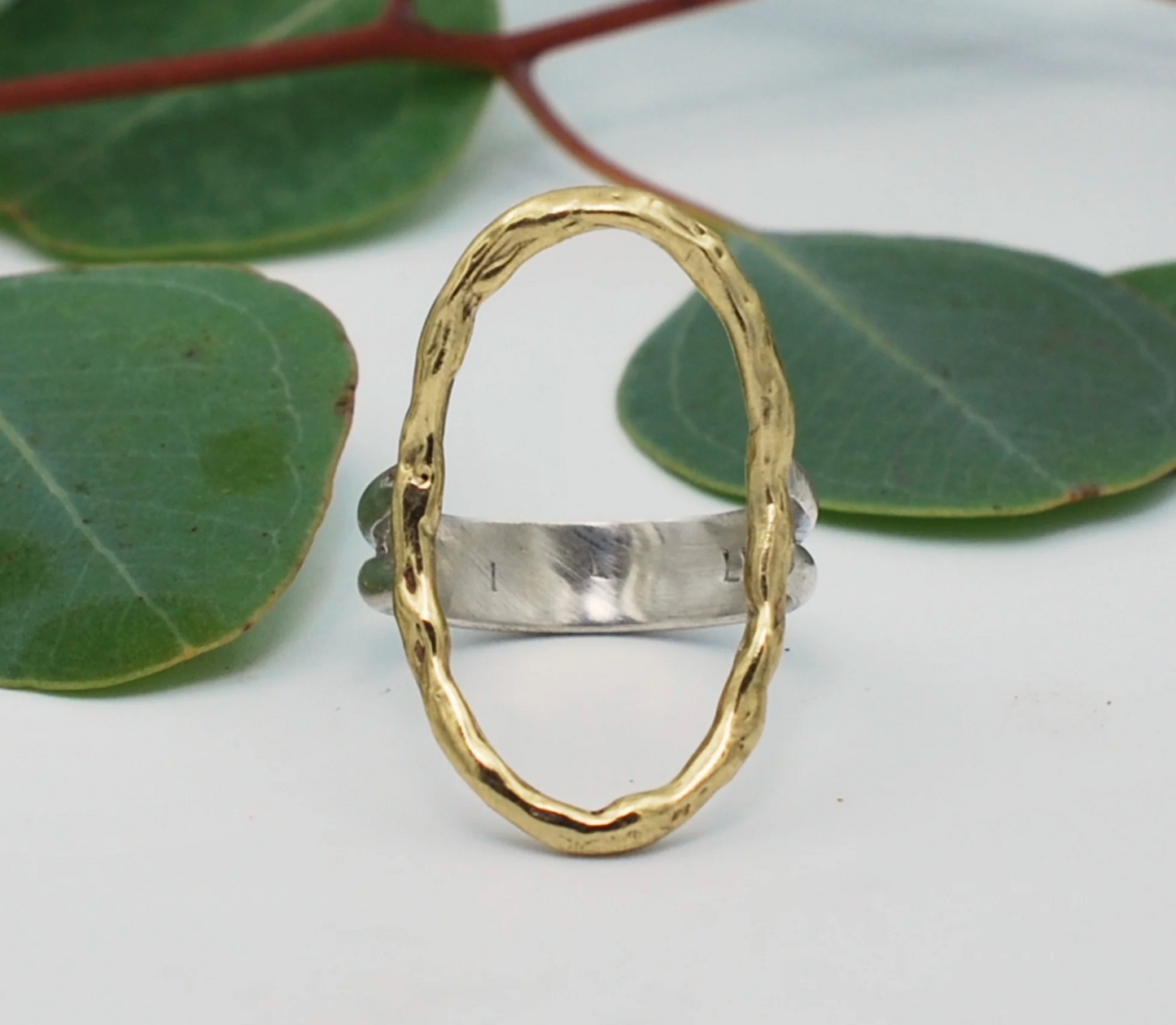 Organic Donut Statement Ring