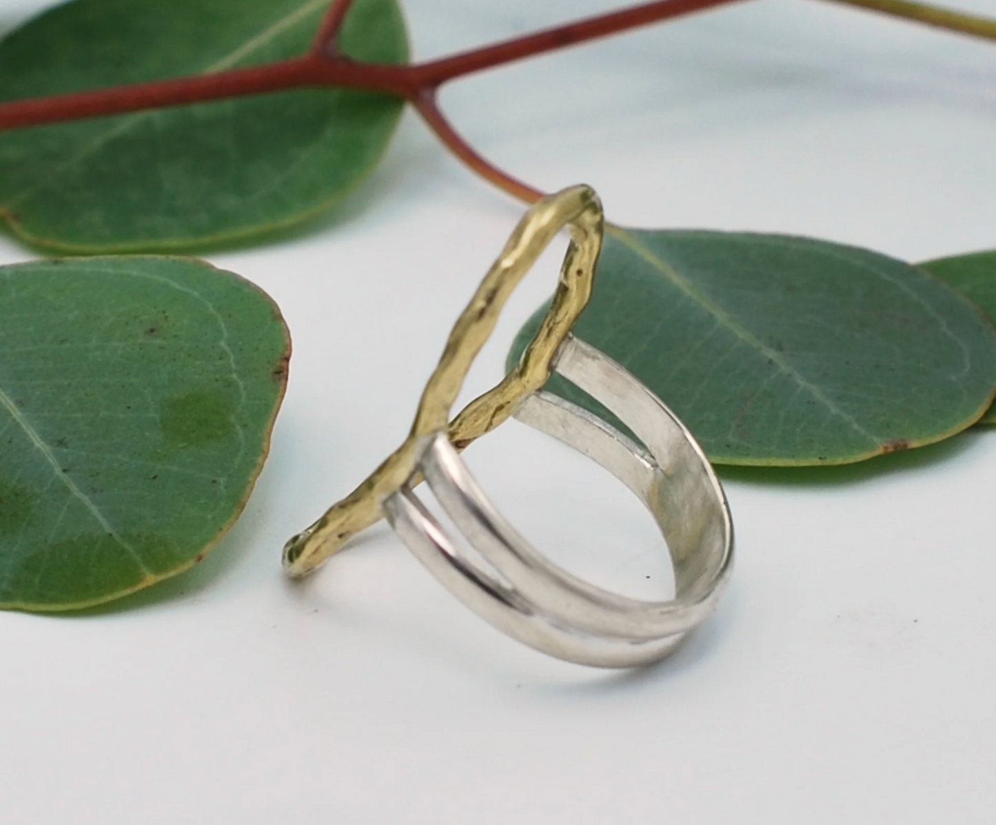 Organic Donut Statement Ring