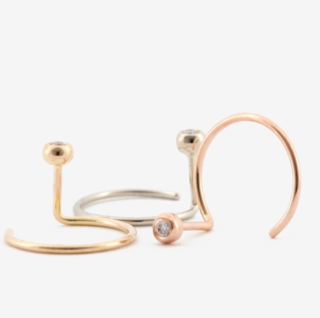 Diamond Ear Nut Earring