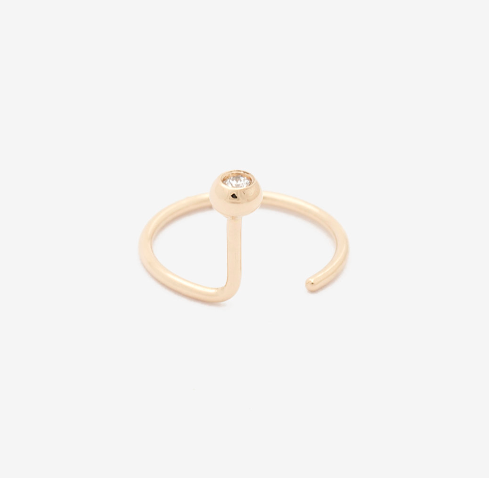 Diamond Ear Nut Earring