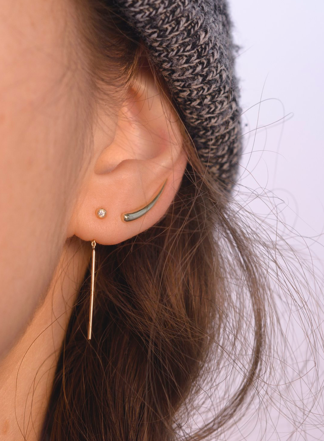 Diamond Chime Stud