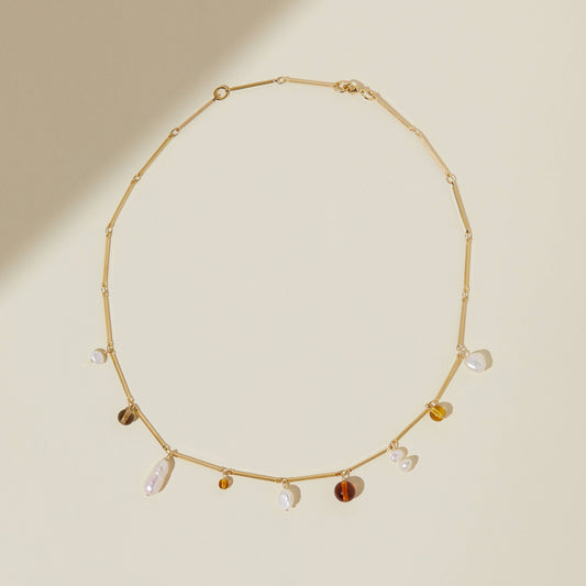 Tan Fête Necklace