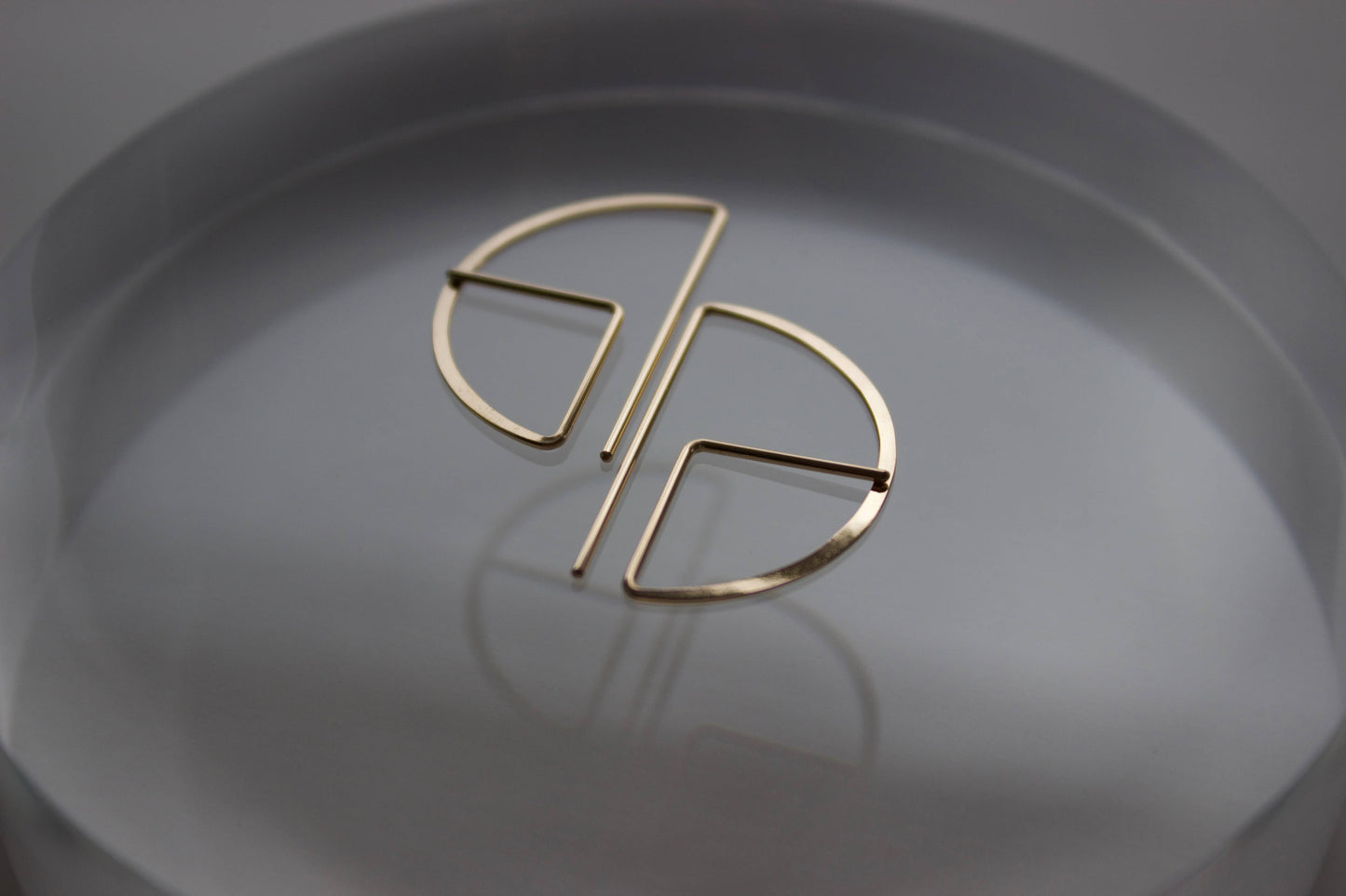 Round Profile Earrings