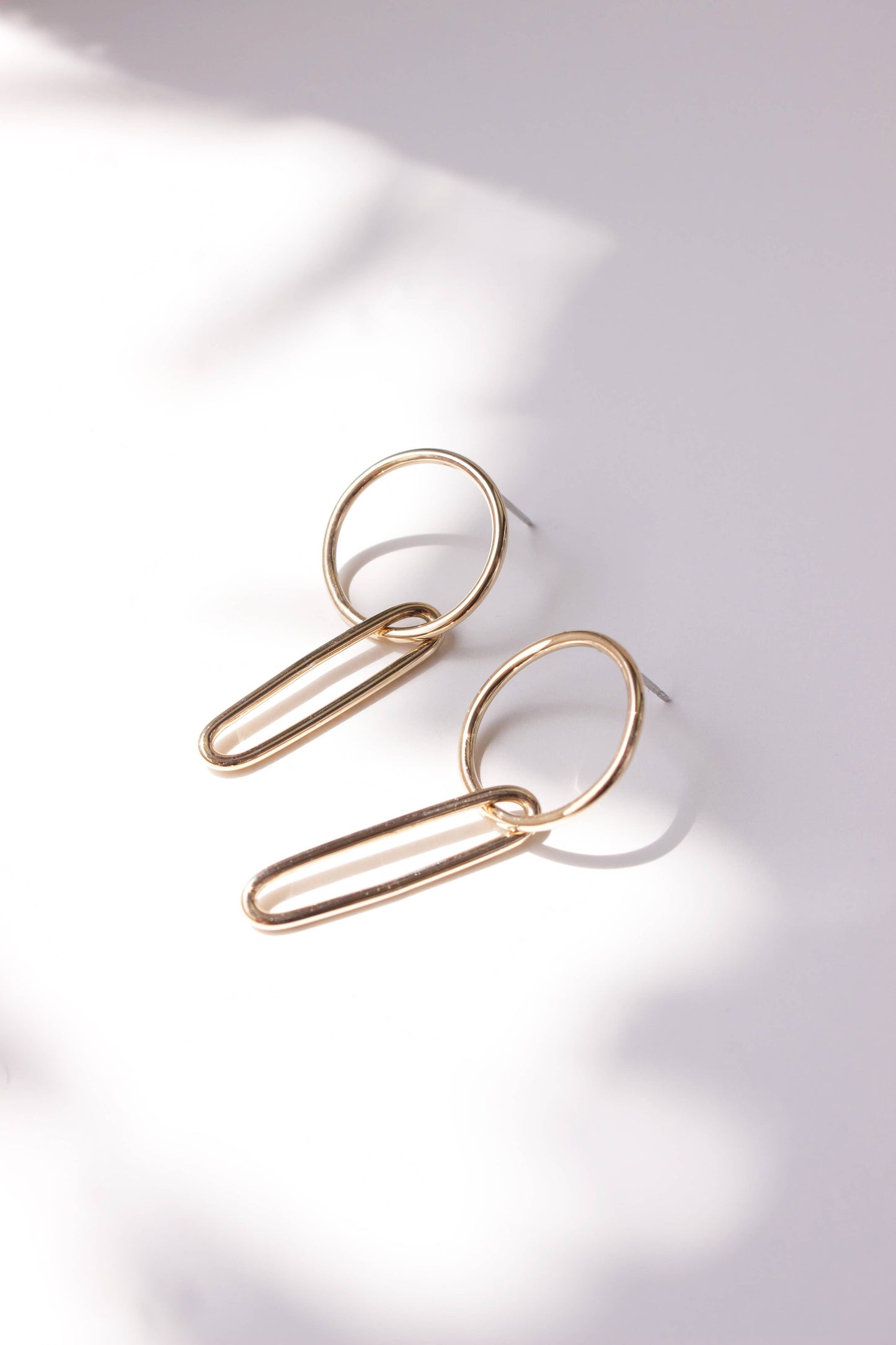 Circle Link Earrings