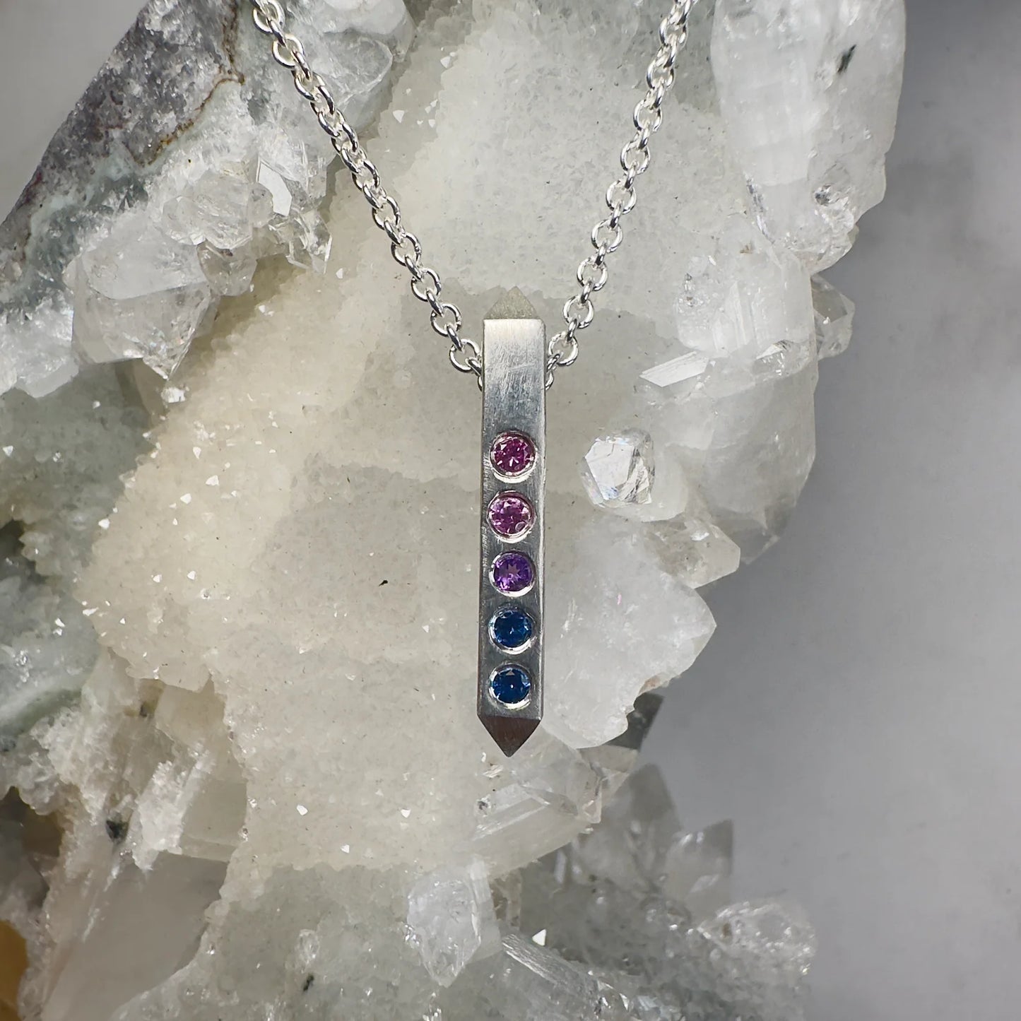 Bisexual Pride Bar Pendant