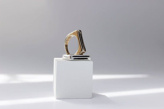 L.Greenwalt Jewelry - Unison Ring: Yellow Bronze / 9