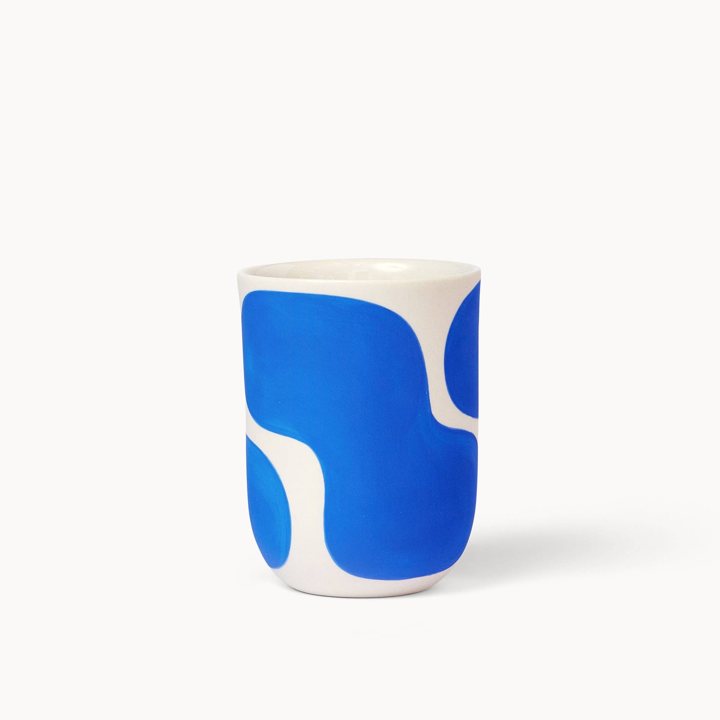 Cobalt Color Block Coffee Cup