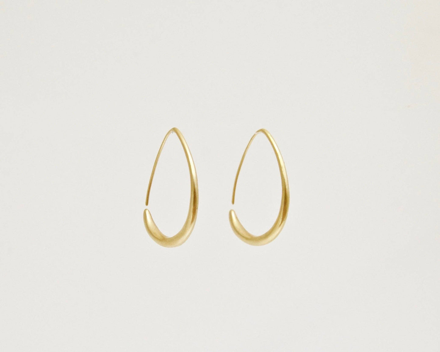 Mountainside Jewelry - Susa Hoops: Gold Vermeil