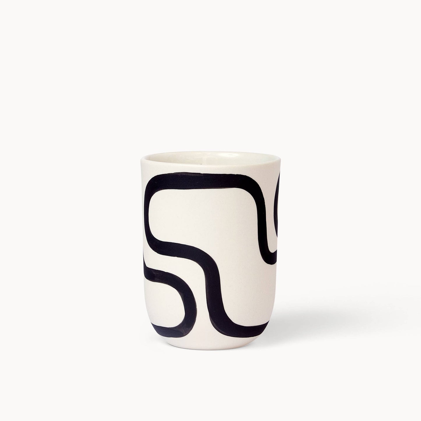 Outline Coffee Cup - Black