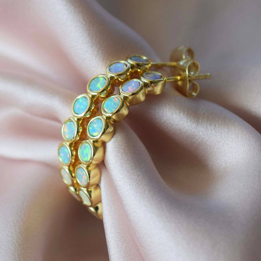 La Kaiser - Opal Ombre Grande Hoops