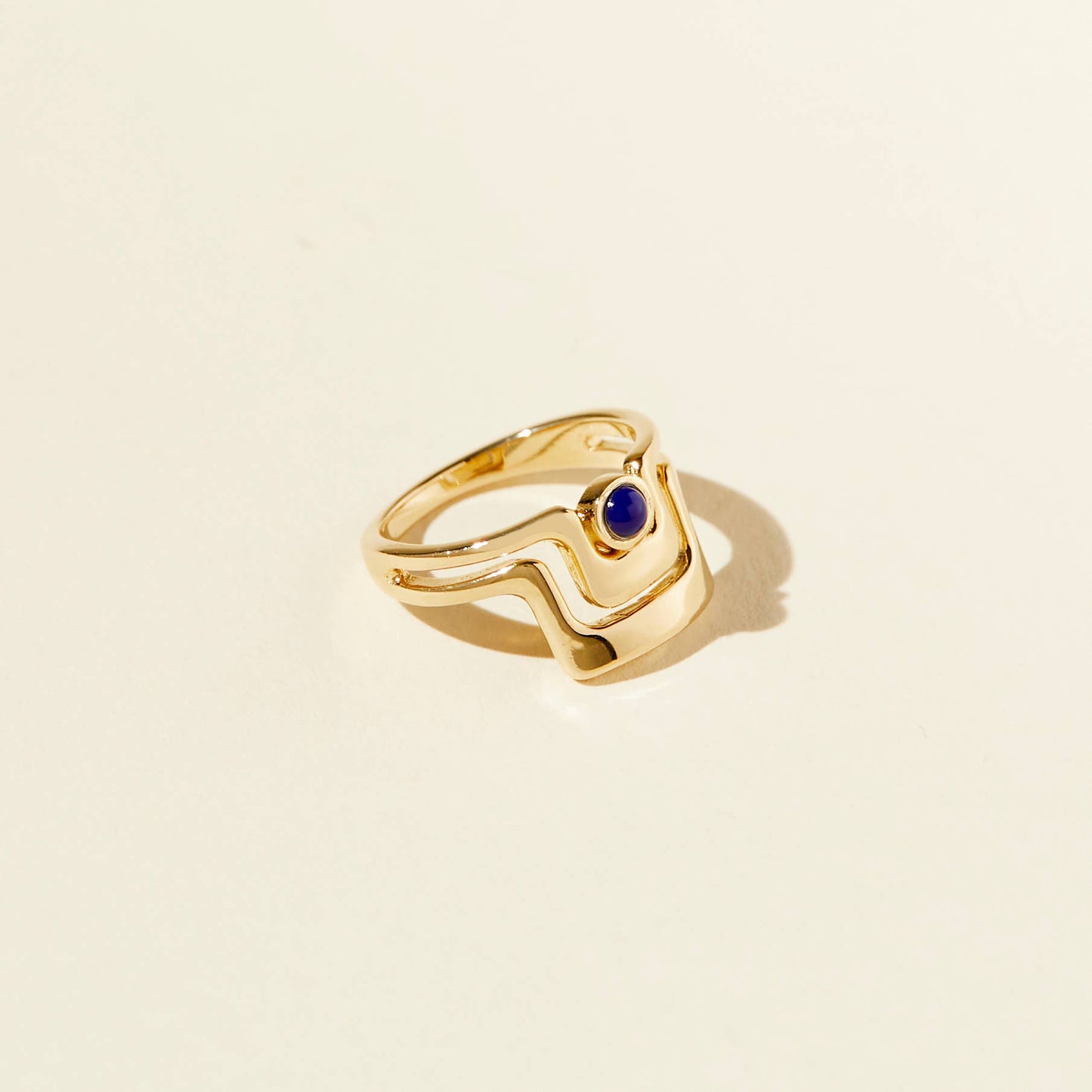 Lindsay Lewis - Grand Ring - Blue: 6