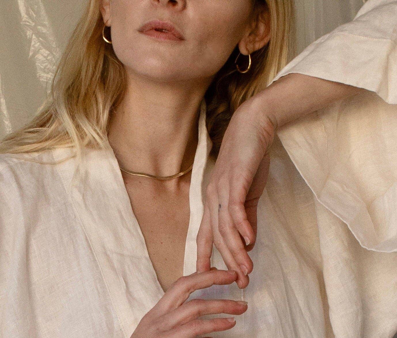 Mountainside Jewelry - Susa Hoops: Gold Vermeil