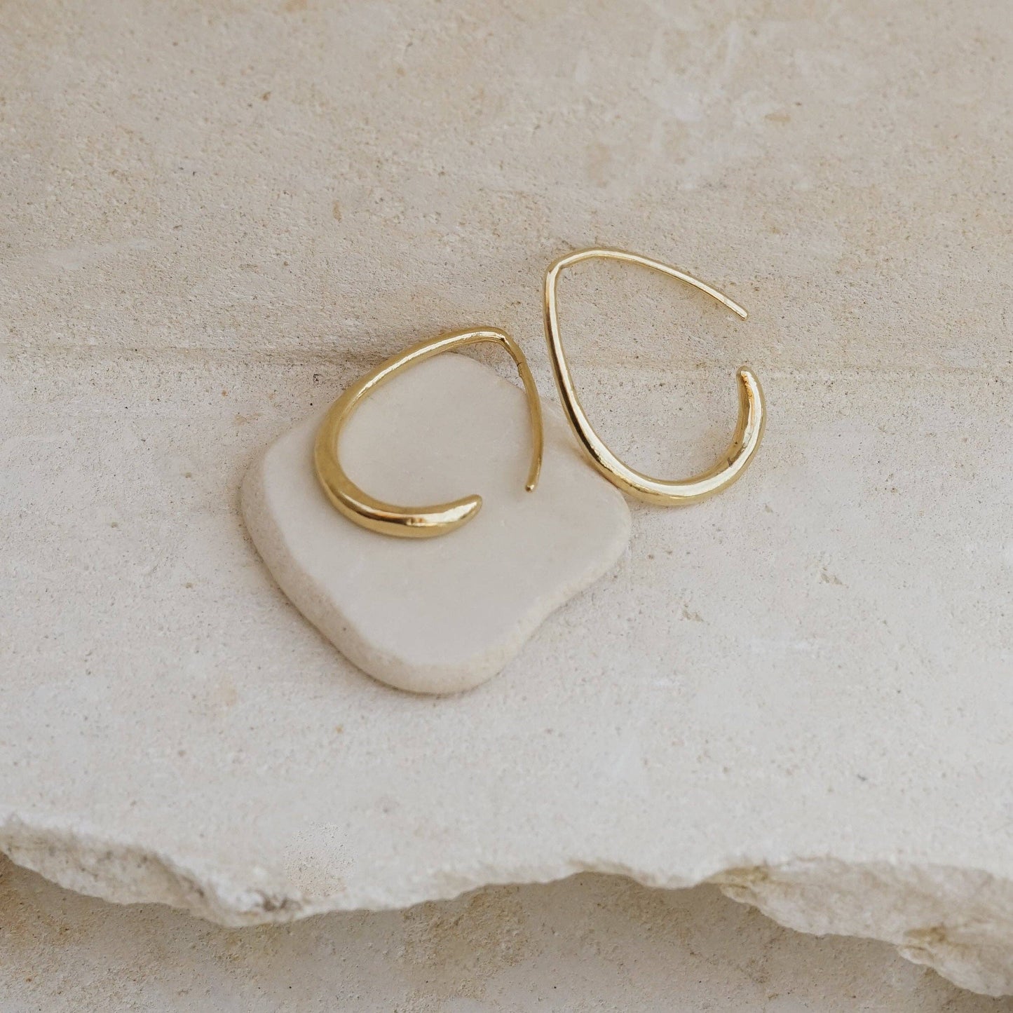Mountainside Jewelry - Susa Hoops: Gold Vermeil