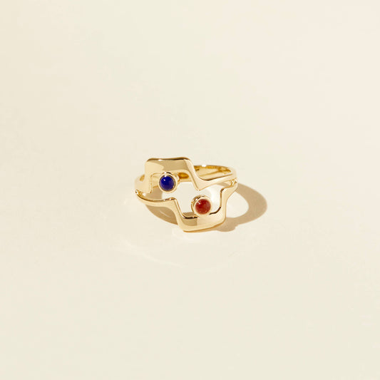 Lindsay Lewis - Clark Ring: Gold Plated / 7