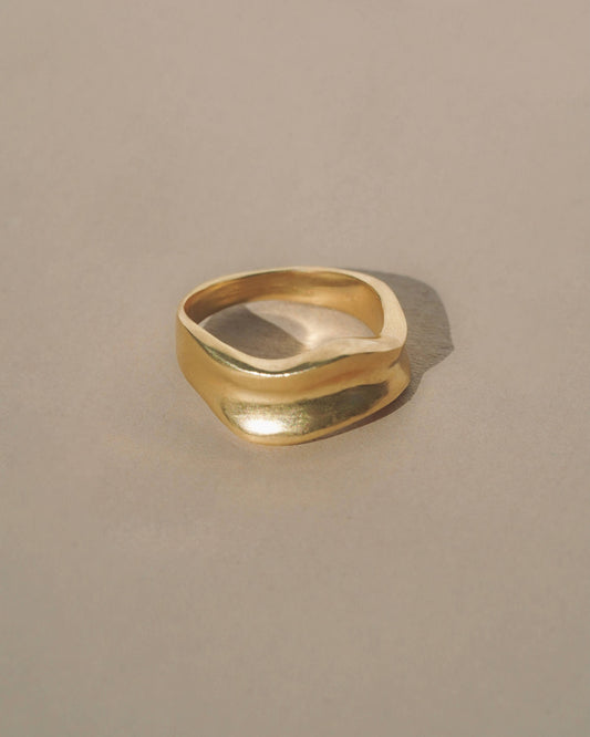 Mountainside Jewelry - Tides Ring: Gold Vermeil / 6