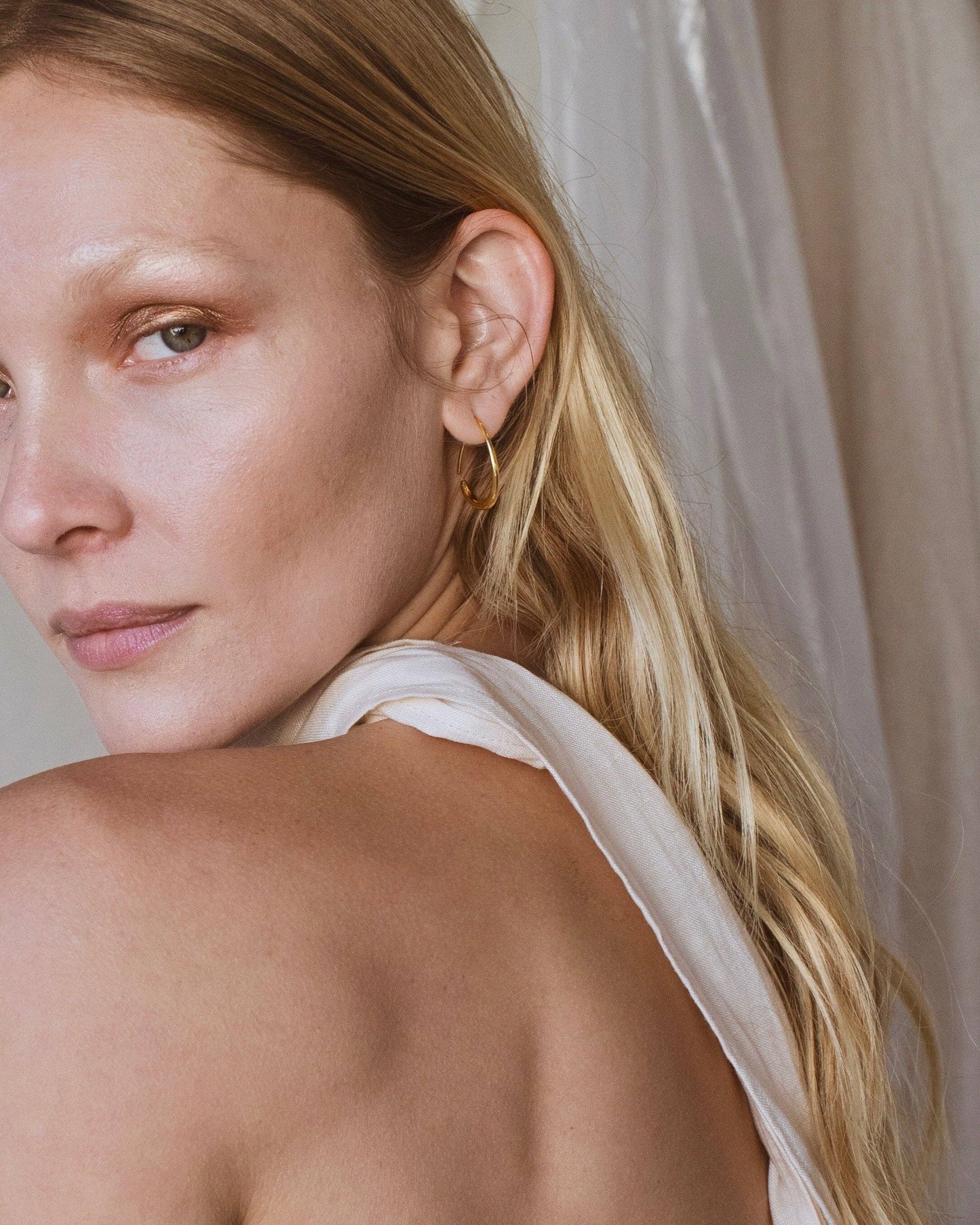 Mountainside Jewelry - Susa Hoops: Gold Vermeil