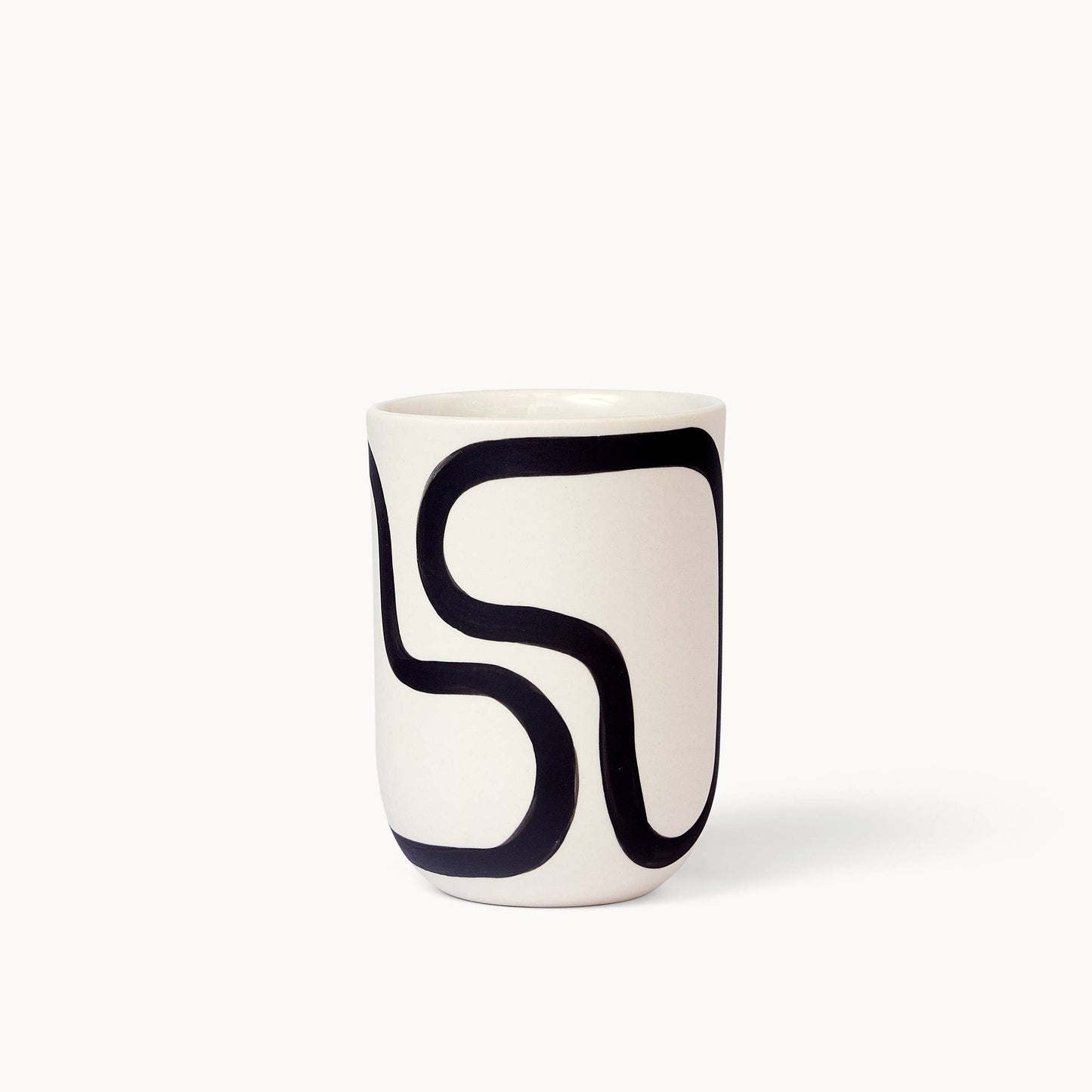 Outline Coffee Cup - Black