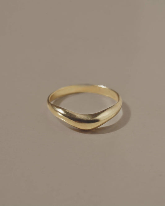 Mountainside Jewelry - Lyra Ring: Gold Vermeil / 5