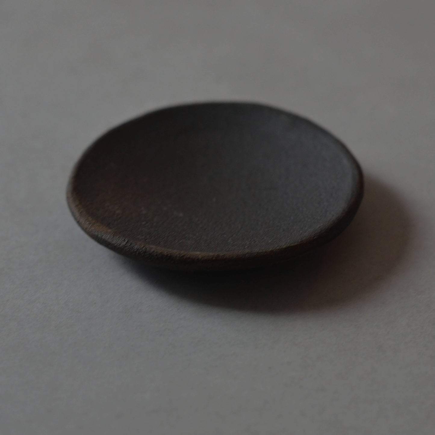 Cedar and Myrrh - Raw Black Clay Incense Plate