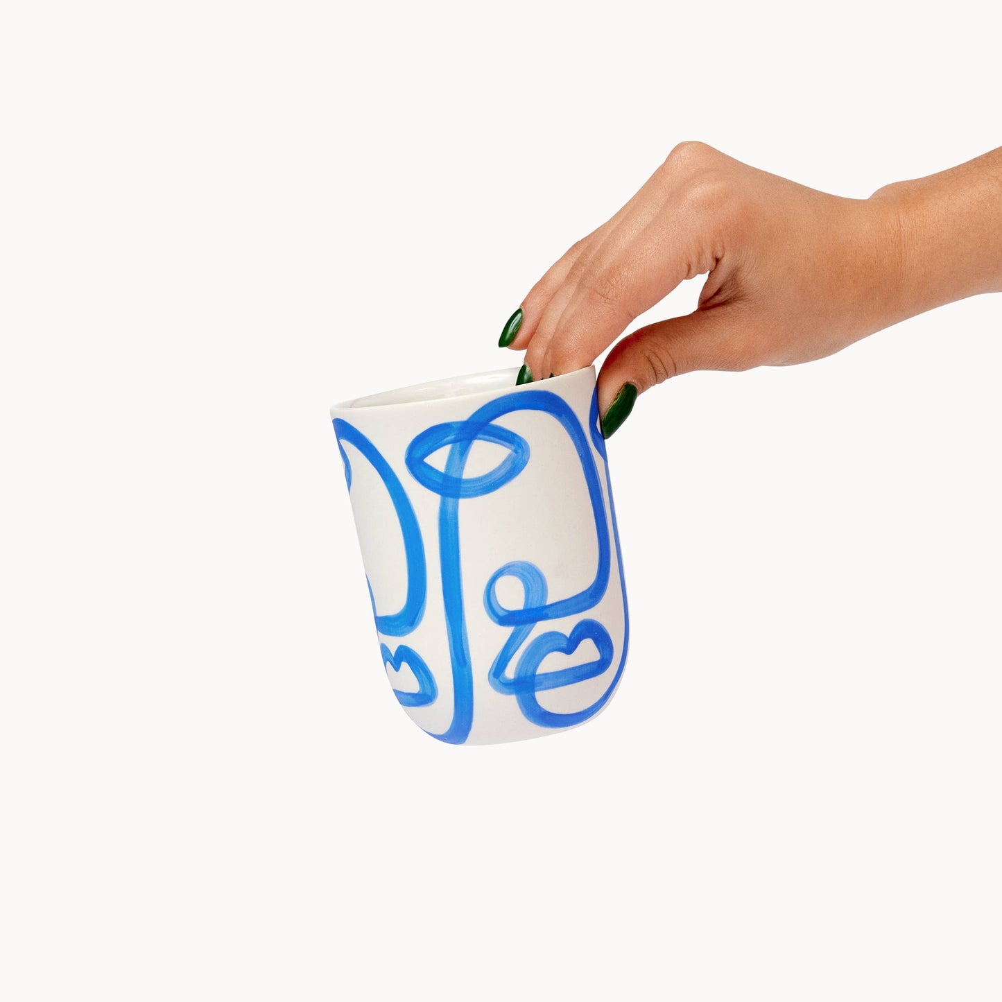 Cobalt Cara Coffee Cup