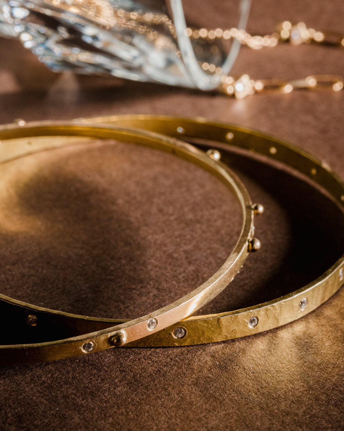 Diamond Dot Bangle