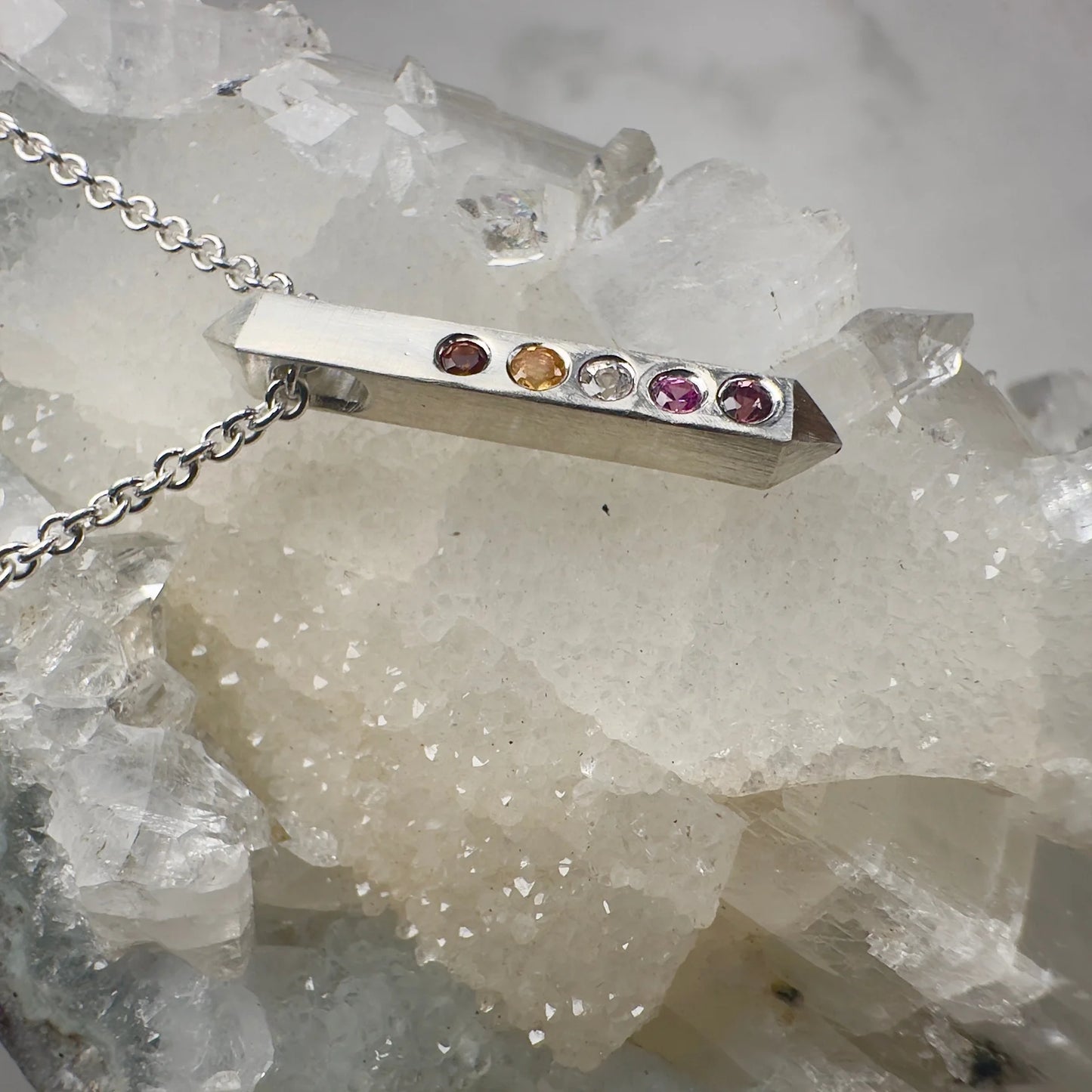 Lesbian Pride Bar Pendant