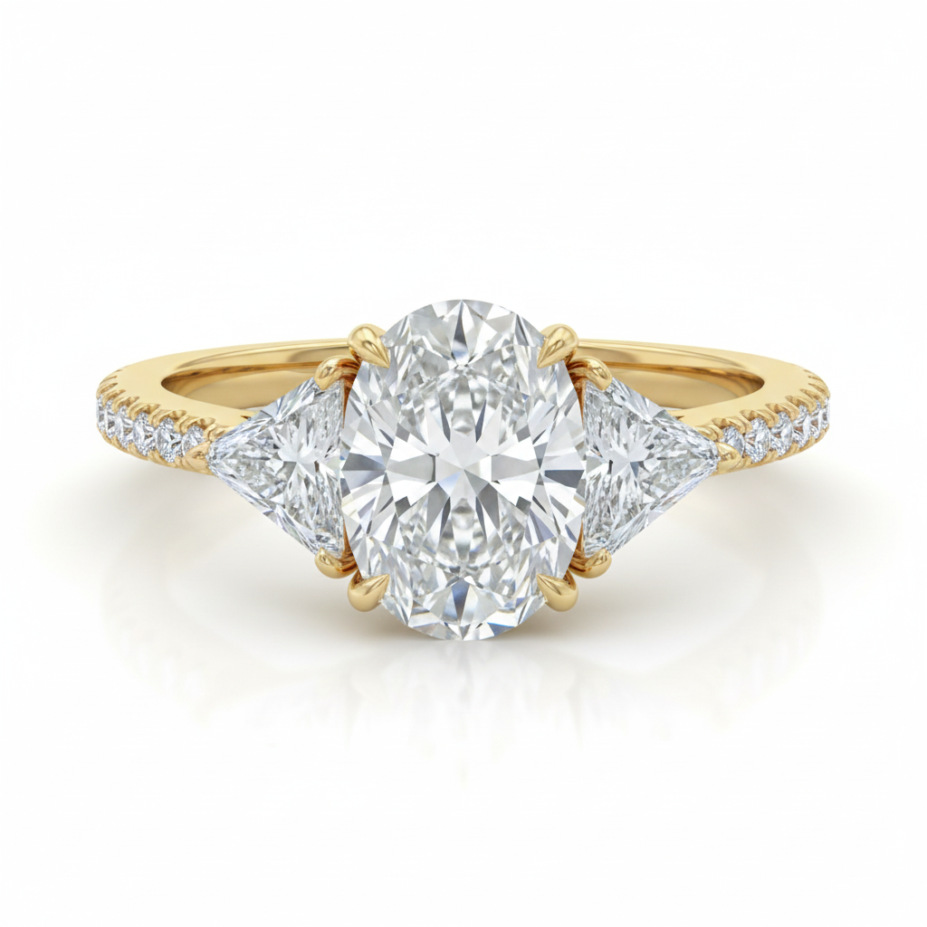 Celine Three Stone Ring