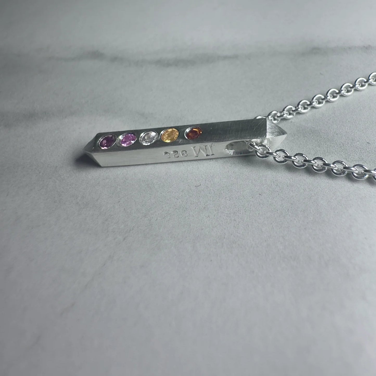 Lesbian Pride Bar Pendant