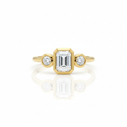 Trine Bezel Ring